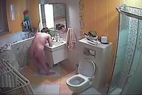 pregnant in the bathroom