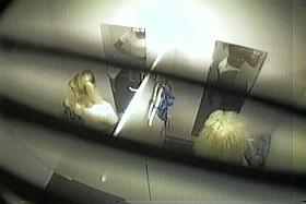 Voyeur scenes in fitting room
