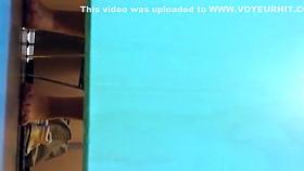 Woman spied in tanning room