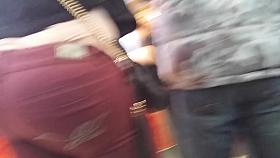 Candid PAWG in jeans