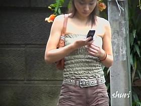 Glamorous oriental skank is really stunned during fast sharking action