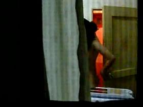 Japanese Coed Has A Date With A Window Voyeur