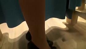 Girlfriend teases in changing cabin amateur clip