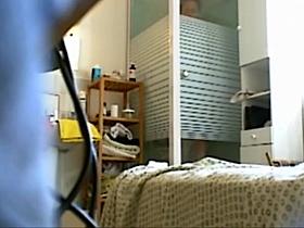 my bathroom hidden tiny tits girlfriend of my wife