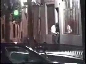 Couple having sex in public on street Hidden Cam