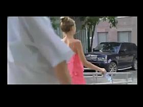 Upskirt on Cute Teen In Red BVR