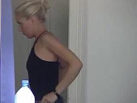 Hidden cam - cute blondie 2