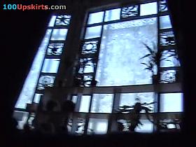 Shopping chick nice upskirt