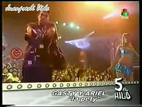 Hot young dancer sluts upskirt on tv