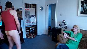 I strip down and get hard while a buddy watches! I get off doing this!