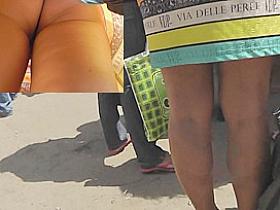 Astounding blond upskirt movie scene movie