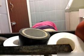 Hot Babe Spied In Bathroom - 3