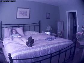 Hidden cam cutie masturbates with her massager