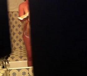 wife taking a shower with hidden camera