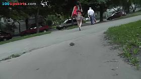 Very delicious panty booty up the petticoat