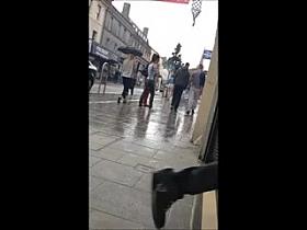 Upskirt out shopping 2