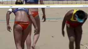 Magnificent bottoms of the volleyball babes
