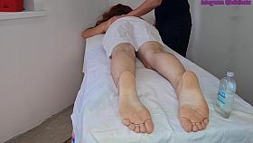 Redhead Beauty Got Cum From Masseur