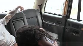 Bubble butt ebony nailed by horny driver