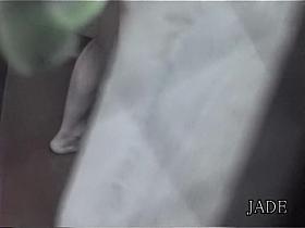 Skinny Japanese hottie masturbates in Japanese sex video