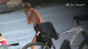 Beach nudist girls show asses and tits to the beach crowd