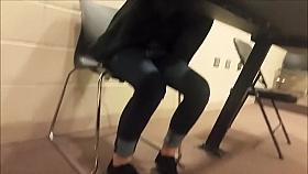 She caught me filming her ass