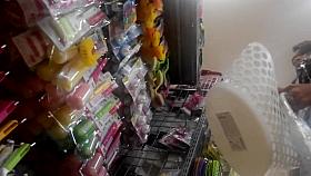 Black Panty Upskirt at Daiso TP, Surabaya, Indonesia