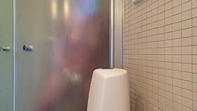 Caught my milf masturbate in shower