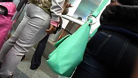 Ferry Ebony Ass Creeped 1 of 2 Did I Get A Good Creep Here?!