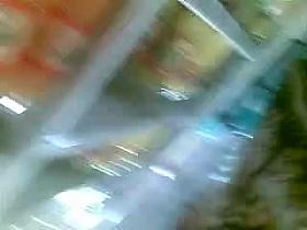 Upskirt supermarket Romania --