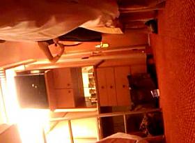 Fresh clean blond girl toweling and dressing