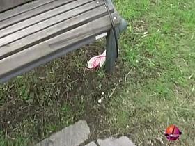 Smutty sharking video recorded in a park in Japan