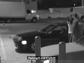 Parking lot security blowjob