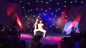 needle torture on public stage