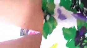 Short dress with flowers