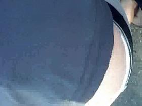 Sexy candid camera video of the pretty butt cheeks