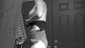 Hidden Cam Spy Foreign College Girl Changing in Pool Shed