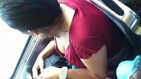 Nice Mex Milf Boobs Downblouse