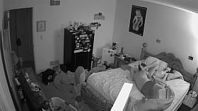 Hot Couple fucking in Bedroom HACKING CAM
