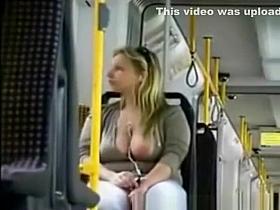 Boobs and nipple flashes in Train