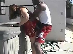 Hidden sex cam clip shows a couple shagging