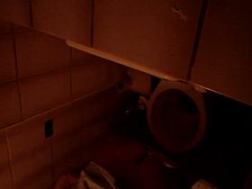 A great voyeur video of a chick pissing in a public bathroom