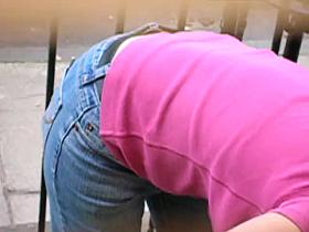 neighbor shaking her ass