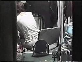 asian masturbating in front of PC