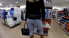 Sexy European Tall Blonde with Great Booty