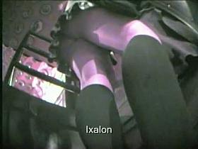 Swell looking girl in a very sexy mini skirt is so cool