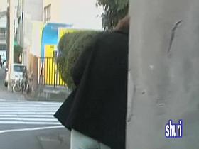 Slim Asian nurse on her way home gets street sharked.