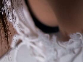 Real japanese downblouse voyeur video