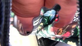 upskirt bbw floral skirt at work