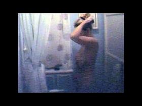 my wife using pinhole cam